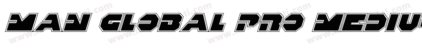 Man Global Pro Mediu字体转换